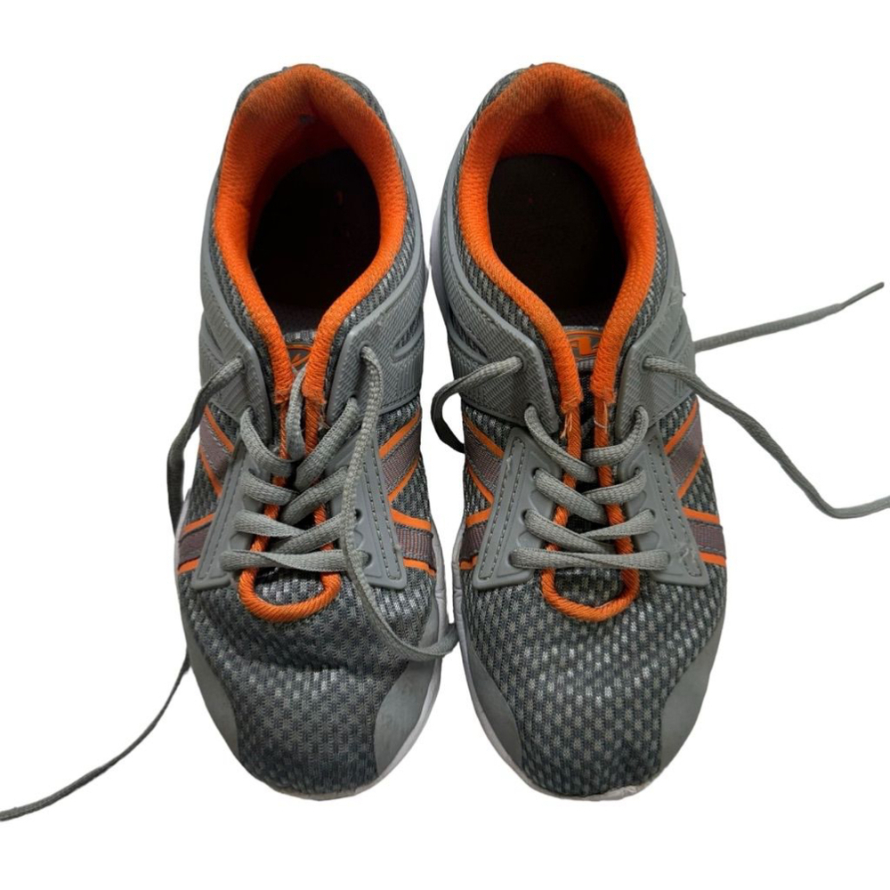 Unisex Unbranded Gray and Orange Sneakers - Size 1